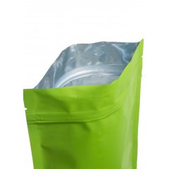 Пакет Дой-Пак 13*20(+4)см, Металл/PET/БОПП (салатовый матовый) П367