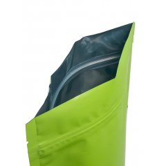Пакет Дой-Пак 16*25(+4,5)см, Металл/PET/БОПП (салатовый матовый) П367