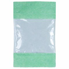 Пакет Дой-Пак 12*18,5(+3)см, Крафт (морская волна), с окном 10см