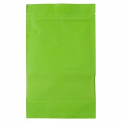 Пакет Дой-Пак 13,5*22,5(+3,5)см, Крафт (зеленый), с окном 14см