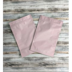 Пакет Дой-Пак 16*25(+4,5)см, Металл/PET/БОПП (розовый матовый) П502