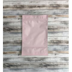 Пакет Дой-Пак 16*25(+4,5)см, Металл/PET/БОПП (розовый матовый) П502