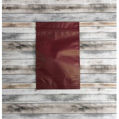 Пакет Дой-Пак 16*25(+4,5)см, Металл/PET/БОПП (бордовый матовый) П195