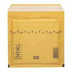 Пакет с воздушной подушкой (200х175+50), коричневый, CD/12208