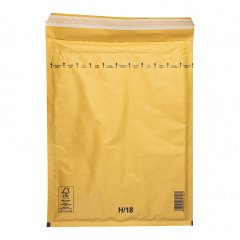 Пакет с воздушной подушкой (290х370+50), коричневый W8, H/18/12224