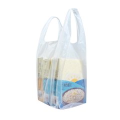 Пакет Майка 28(+14)*49см, 13мкм, белый