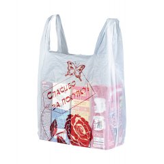 Пакет Майка 27(+14)*48см, 12мкм, 