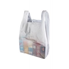 Пакет Майка 38см(+18)*70см, 25мкм, белый