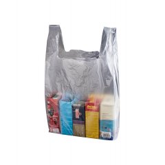 Пакет майка 36см(+16)*65см, 25мкм, ПНД, прозрачный