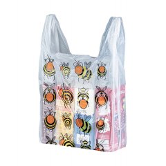 Пакет Майка 27(+15)*50см, 15мкм, белый, 