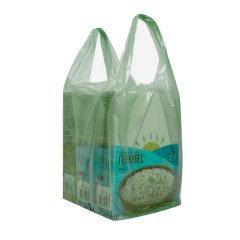 Пакет Майка 22,5см(+11)*43см, 12мкм, зеленый