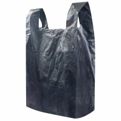 Пакет Майка 40(+24)*70см, 40мкм, черный