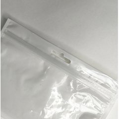 Пакет трехшовные 18*12см, 62 мкм, ПЭТ/ПЭ (бел+прозр), зип-лок, европодвес