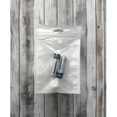 Пакет трехшовные 10*15см, 62 мкм, ПЭТ/ПЭ (бел+прозр), зип-лок, европодвес