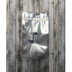 Пакет трехшовные 12*21см, 95мкм, ПЭТ/ПЭ (метал+прозр), зип-лок, европодвес