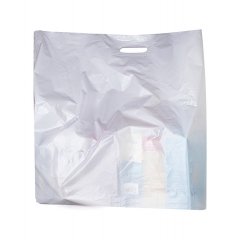 Пакет ВУР 70*60см(+4см), 50мкм, ПВД, белый