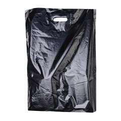 Пакет ВУР 50*60см(+3см), 80мкм, ПВД, черный