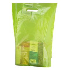 Пакет ВУР 40*50см(+4см), 50мкм, ПВД, салатовый