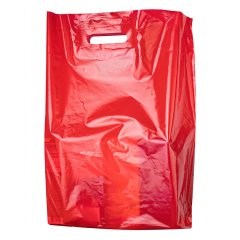 Пакет ВУР 40*50см(+3см), 50мкм, ПВД, красный