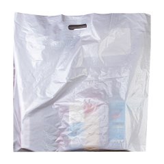 Пакет ВУР 70*60см(+4см), 70мкм, ПВД, белый