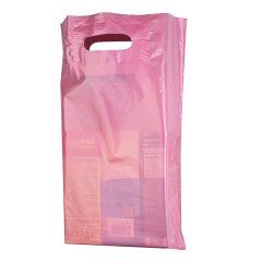 Пакет ВУР 30*40см(+3см), 60мкм, ПВД, розовый