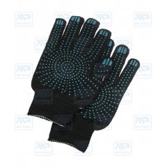 Перчатки рабочие хб с ПВХ, 