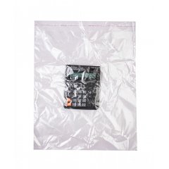 Полипропиленовые пакеты 45*55см(+5см), 30мкм, с клапаном и скотчем