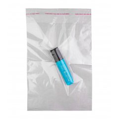 Полипропиленовые пакеты 22*30см(+5см), с клапаном и скотчем, 100 шт./уп.