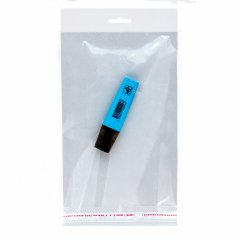 БОПП пакеты с европодвесом 16*24см, 25мкм, с клапаном и скотчем