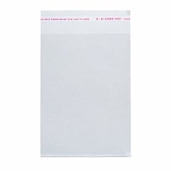 Полипропиленовые пакеты 40*50см(+5см), с клапаном и скотчем, 100 шт./уп.