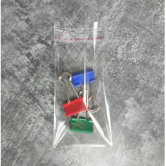 Пакет БОПП 5*8см, 25мкм, с клапаном и скотчем