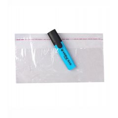 Полипропиленовые пакеты 27*12см(+5см), с клапаном и скотчем 100 шт. / уп., АРХ.