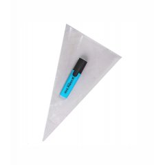 Пакет-Конус БОПП 20см(+0см)*35см, 30мкм , 100 шт./уп.