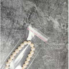 Пакет БОПП 5*10см, 25мкм, с клапаном и скотчем