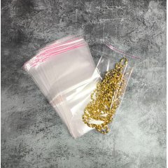 Пакет БОПП 12*22см, 25мкм, с клапаном и скотчем, 100 шт./уп.