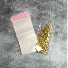 Пакет БОПП 12*22см, 25мкм, с клапаном и скотчем, 100 шт./уп.