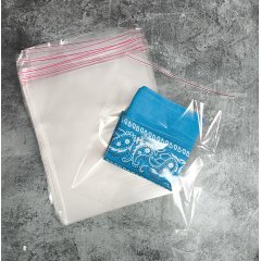 Пакет БОПП 23*25см, 25мкм, с клапаном и скотчем, 100 шт./уп.