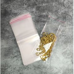 Пакет БОПП 12*25см, 25мкм, с клапаном и скотчем, 100 шт./уп.