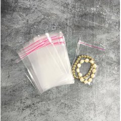 Пакет БОПП 8*7см, 25мкм, с клапаном и скотчем