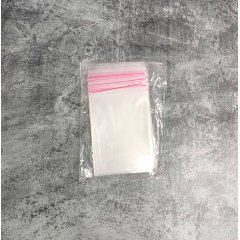 Пакет БОПП 8*7см, 25мкм, с клапаном и скотчем