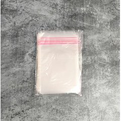 Пакет БОПП 10*10см, 25мкм, с клапаном и скотчем