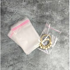 Пакет БОПП 10*10см, 25мкм, с клапаном и скотчем