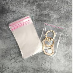 Пакет БОПП 12*15см, 25мкм, с клапаном и скотчем