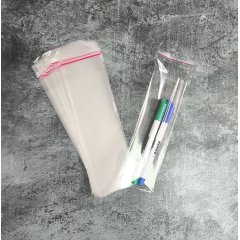 Пакет БОПП 7*20см, 25мкм, с клапаном и скотчем