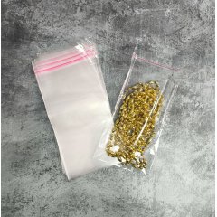 Пакет БОПП 12*20см, 25мкм, с клапаном и скотчем