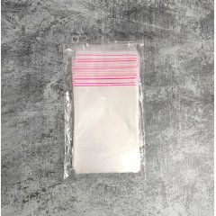 Пакет БОПП 9*9см, 25мкм, с клапаном и скотчем