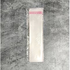 Пакет БОПП 5,5*17см, 25мкм, с клапаном и скотчем