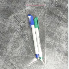 Пакет БОПП 7*17см, 25мкм, с клапаном и скотчем