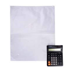 Пакет слайдер 40*50см, 70 мкм, EVA, матовый, с бегунком