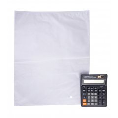 Пакет слайдер 45*60см, 70 мкм, EVA, матовый, с бегунком